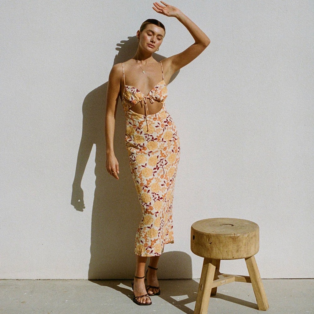 Sabo Skirt Honey midi dress